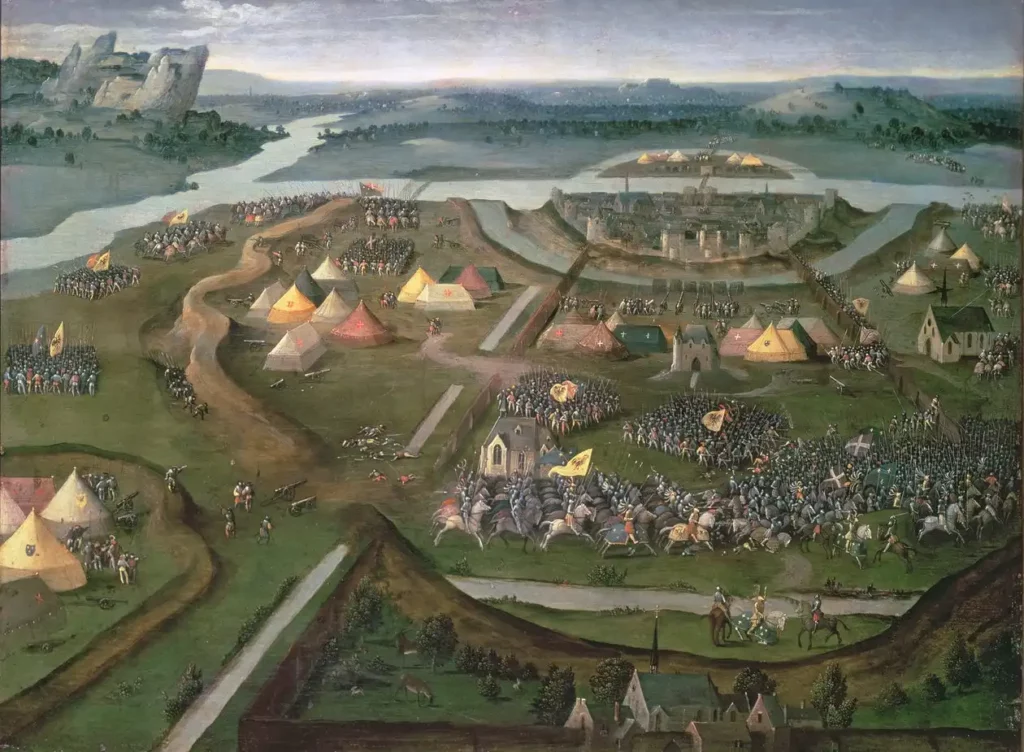 The Battle of Pavia in 1525, Joachim Patenier
